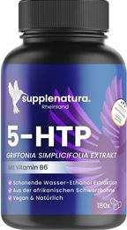 supplenatura Rheinland 5-HTP mit Vitamin B6 Kapseln vegan 180 Stück – Bild 1 von 3