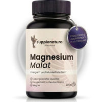 Produktbild von Supplenatura Rheinland Magnesium Malat hochdosiert 300 mg Tabletten vegan 200 Stück