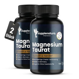 supplenatura Rheinland Magnesium Taurat 126 mg vegan Kapseln 360 Stück – Bild 1 von 3