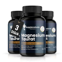 Produktbild von supplenatura Rheinland Magnesium Taurat 126 mg Vegan ohne Zusatzstoffe 540 Kapseln