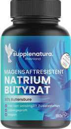 supplenatura Rheinland Natriumbutyrat Kapseln vegan ohne Zusatzstoffe – Bild 1 von 8
