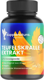 supplenatura Rheinland Teufelskralle Extrakt Kapseln vegan ohne Zusatzstoffe 240 Stück – Bild 1 von 3