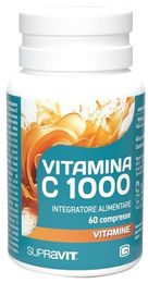 SUPRAVIT Vitamin C 1000 mit Ascorbinsäure Tabletten für Erwachsene 60 Stück – Bild 1 von 1