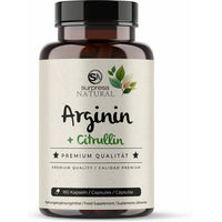 Produktbild von Surpresa Natural Arginin und Citrullin Kapseln vegan ohne Zusatzstoffe 180 Stück