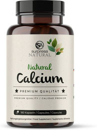 Surpresa Natural Calcium Kapseln mit Algenkalk Sango vegan und ohne Zusatzstoffe 180 Kapseln – Bild 1 von 4
