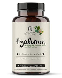Surpresa Natural Hyaluronsäure Kapseln vegan mit Apfel Extrakt 90 Kapseln – Bild 1 von 4