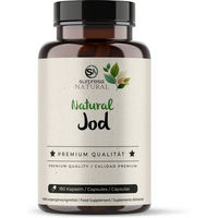 Produktbild von Surpresa Natural Jod Kapseln mit Kelp Braunalge vegan ohne Zusatzstoffe 180 Stück