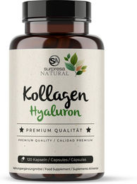 Surpresa Natural Kollagen und Hyaluron Kapseln vegan ohne Zusatzstoffe 120 Stück – Bild 1 von 2