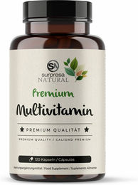 Surpresa Natural Multivitamin Kapseln vegan ohne Zusatzstoffe 120 Stück – Bild 1 von 3