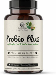 Surpresa Natural Probio Plus Kapseln mit 20 Mrd. KBE Bacillus subtilis und Inulin vegan 180 Kapseln – Bild 1 von 4