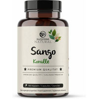 Produktbild von Surpresa Natural Sango Koralle Kapseln mit Algenkalk Mineralstoff-Komplex vegan ohne Zusatzstoffe 180 Kapseln