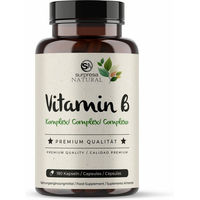 Produktbild von Surpresa Natural Vitamin B Complex B-Komplex Kapseln vegan ohne Zusatzstoffe 180 Kapseln