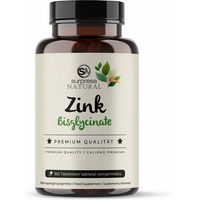 Produktbild von Surpresa Natural Zink Bisglycinat Tabletten vegan ohne Zusatzstoffe
