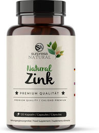 Surpresa Natural Zink Kapseln vegan ohne Zusatzstoffe 120 Stück – Bild 1 von 3