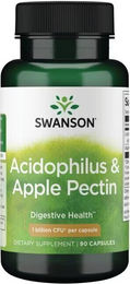 Swanson Acidophilus und Apfel Pektin 90 Kapseln – Bild 1 von 2