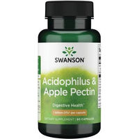 Produktbild von Swanson Acidophilus und Apfel Pektin 90 Kapseln