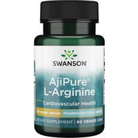 Produktbild von Swanson AjiPure L-Arginin 500 mg vegetarische Kapseln