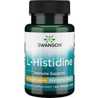 Produktbild von Swanson AjiPure L-Histidin 500 mg vegetarische Kapseln 60 Stück