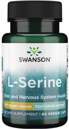 Swanson AjiPure L-Serin 500 mg vegetarische Kapseln 60 Stück – Bild 1 von 1