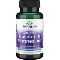 Produktbild von Swanson Albion Calcium & Magnesium Komplex Kapseln 60 Stück