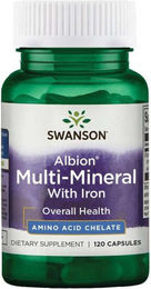 Swanson Albion Chelat-Multimineral mit Eisen 120 Kapseln – Bild 1 von 2