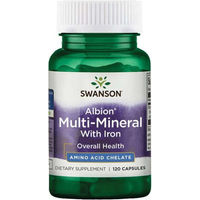 Produktbild von Swanson Albion Chelat-Multimineral mit Eisen 120 Kapseln