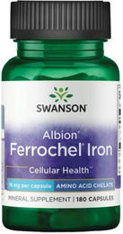 Swanson Albion Ferrochel Eisen Bisglycinat 18 mg Kapseln 180 Stück – Bild 1 von 2