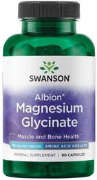 Swanson Albion Magnesiumglycinat 133 mg Kapseln ohne Zusatzstoffe – Bild 1 von 2