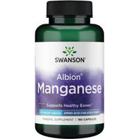 Produktbild von Swanson Albion Mangan 40 mg Kapseln 180 Stück