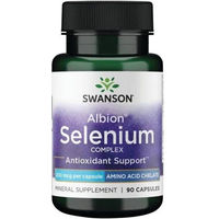 Produktbild von Swanson Albion Selenium Complex Selenhefe 200 mcg Kapseln 90 Stück