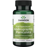 Produktbild von Swanson Andrographis Paniculata 400 mg Kapseln 60 Stück