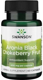 Swanson Aronia-Frucht 400 mg Kapseln glutenfrei ohne Zusatzstoffe – Bild 1 von 1