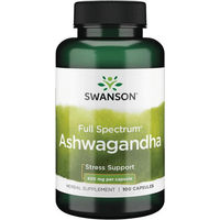 Produktbild von Swanson Ashwagandha 450 mg Kapseln 100 Stück