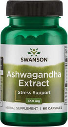 Swanson Ashwagandha-Extrakt 450 mg 60 Kapseln – Bild 1 von 1