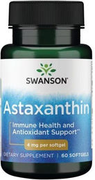 Swanson Astaxanthin 4 mg Kapseln 60 Stück – Bild 1 von 2