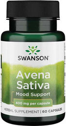 Swanson Avena Sativa Hafer 400 mg 60 Kapseln – Bild 1 von 2
