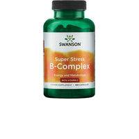 Produktbild von Swanson B-Komplex mit Vitamin C 500 mg 100 Kapseln