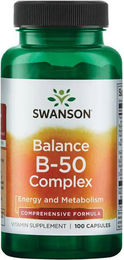 Swanson B-Komplex Vitamin B-50 Kapseln 100 Stück – Bild 1 von 2