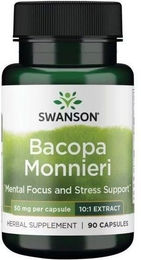 Swanson Bacopa Monniera Extrakt Kapseln – Bild 1 von 2
