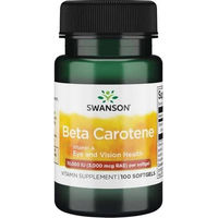 Produktbild von Swanson Beta-Carotin 3.000 mcg Vitamin A Kapseln 100 Stück