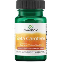 Produktbild von SWANSON Beta-Carotin Vitamin A 25000 IU Kapseln 100 Stück