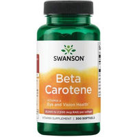 Produktbild von SWANSON Beta-Carotin Vitamin A 25000 IU Kapseln 300 Stück
