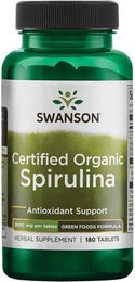 Swanson Bio-Spirulina 500 mg Tabletten vegetarisch 180 Stück – Bild 1 von 1