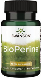 Swanson Bioperine Schwarzer Pfefferextrakt mit Piperin Kapseln – Bild 1 von 2