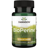 Produktbild von Swanson Bioperine Schwarzer Pfefferextrakt mit Piperin Kapseln