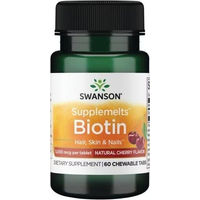 Produktbild von Swanson Biotin 5.000 mcg Lutschtabletten 60 Stück