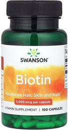 SWANSON Biotin 5000 mcg Kapseln 100 Stück – Bild 1 von 2