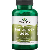 Produktbild von Swanson Bockshornkleesamen 610 mg Kapseln 90 Stück