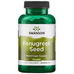 Swanson Bockshornkleesamen Kapseln 610 mg 90 Stück – Bild 1 von 5