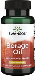 Swanson Borretschöl 1000 mg Kapseln 60 Stück – Bild 1 von 2
